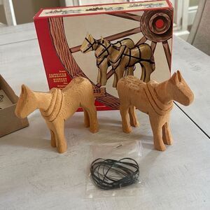 Vintage Wagon Masters Wooden Horse Kit